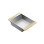 Home Refinements by Julien - Bin For 18In Sink, Maple Handles, 12X19X4-1/4