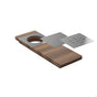 Home Refinements by Julien - Presentation Board For Fira Sink W/ Ledge, Walnut, 6X17-1/4X1-1/2