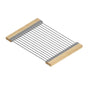 Home Refinements by Julien - Drying Rack For 16In Sink, Maple Handles, 12X17X1
