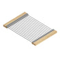 Home Refinements by Julien - Drying Rack For 17In Sink, Maple Handles, 12X18X1