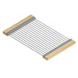 Home Refinements by Julien - Drying Rack For 18In Sink, Maple Handles, 12X19X1