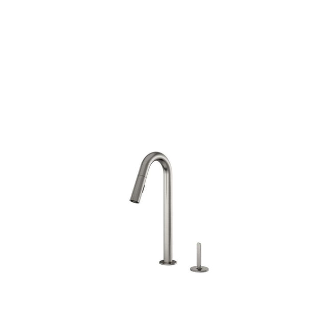 Home Refinements by Julien - Pull-Down Faucet W/ Remote Lever Apex, Polished Chrome - Polished Chrome