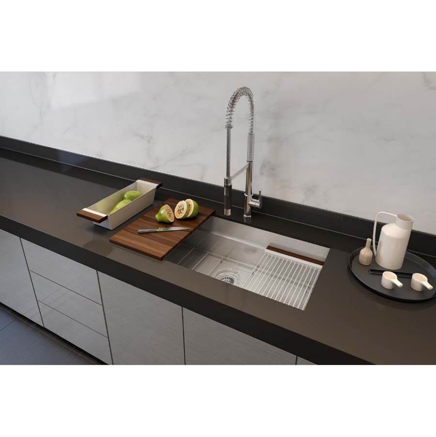 Smartstation Sink Undermount, No Acc., Single 60X18X10