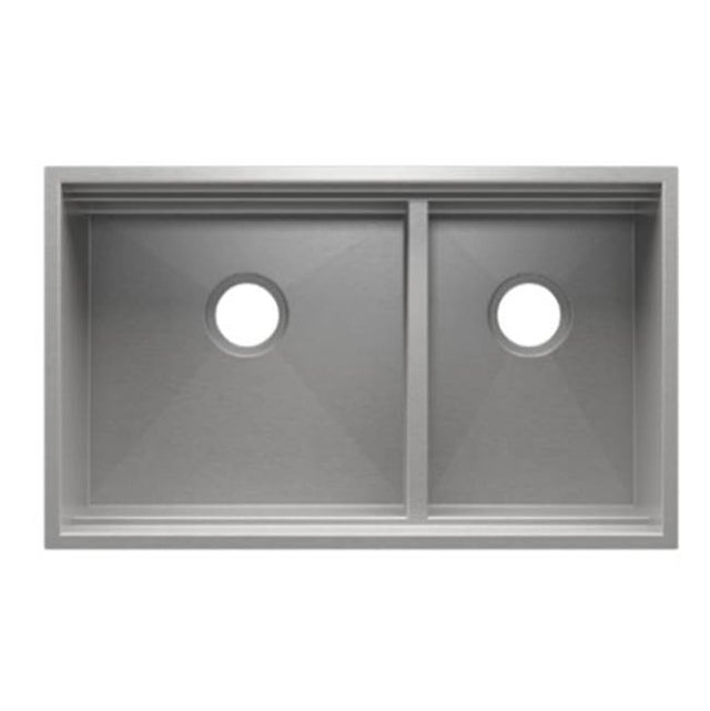 Home Refinements by Julien - Smartstation Sink Undermount, No Acc., Double L18X18X10 R12X18X10
