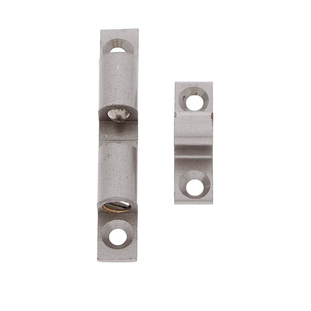 JVJ Hardware - Satin Nickel Finish Tension Catch, Composition Solid Brass - Satin Nickel