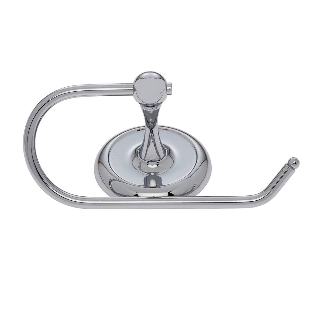 JVJ Hardware - Piedmont Series Polished Chrome Finish Euro Paper Holder C/S, Composition Zamac - Polished Chrome
