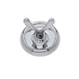 JVJ Hardware - Piedmont Series Polished Chrome Finish Robe Hook C/S, Composition Zamac - Polished Chrome