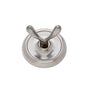 JVJ Hardware - Piedmont Series Satin Nickel Finish Robe Hook C/S, Composition Zamac - Satin Nickel