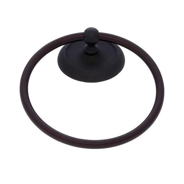 JVJ Hardware - Piedmont Series Oil Rubbed Bronze Finish Towel Ring C/S, Composition Zamac - Oil Rubbed Bronze
