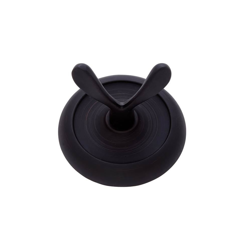 JVJ Hardware - Piedmont Series Oil Rubbed Bronze Finish Robe Hook C/S, Composition Zamac - Oil Rubbed Bronze