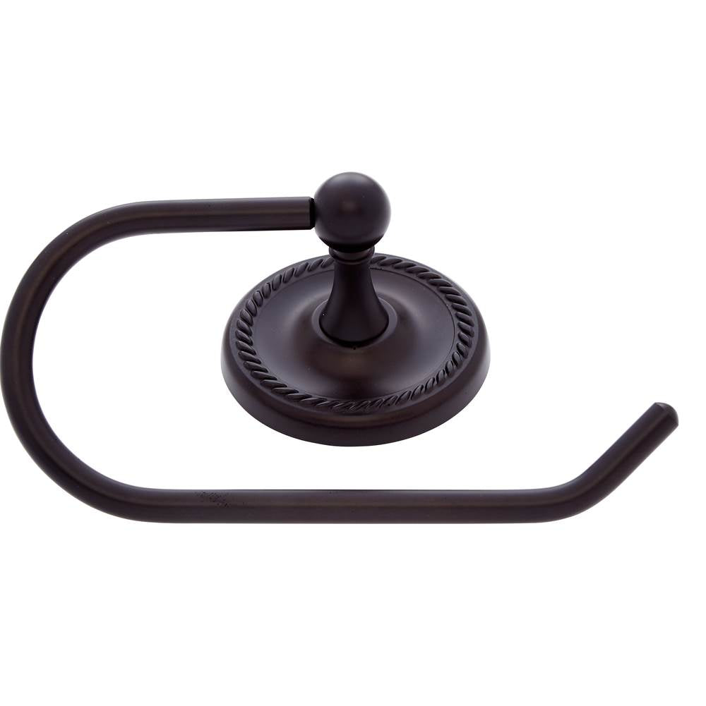 JVJ Hardware - Prestige Series Oil Rubbed Bronze Finish Euro Paper Holder C/S, Composition Solid Brass - Oil Rubbed Bronze