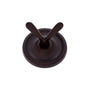 JVJ Hardware - Prestige Series Oil Rubbed Bronze Finish Double Robe Hook C/S, Composition Solid Brass - Oil Rubbed Bronze