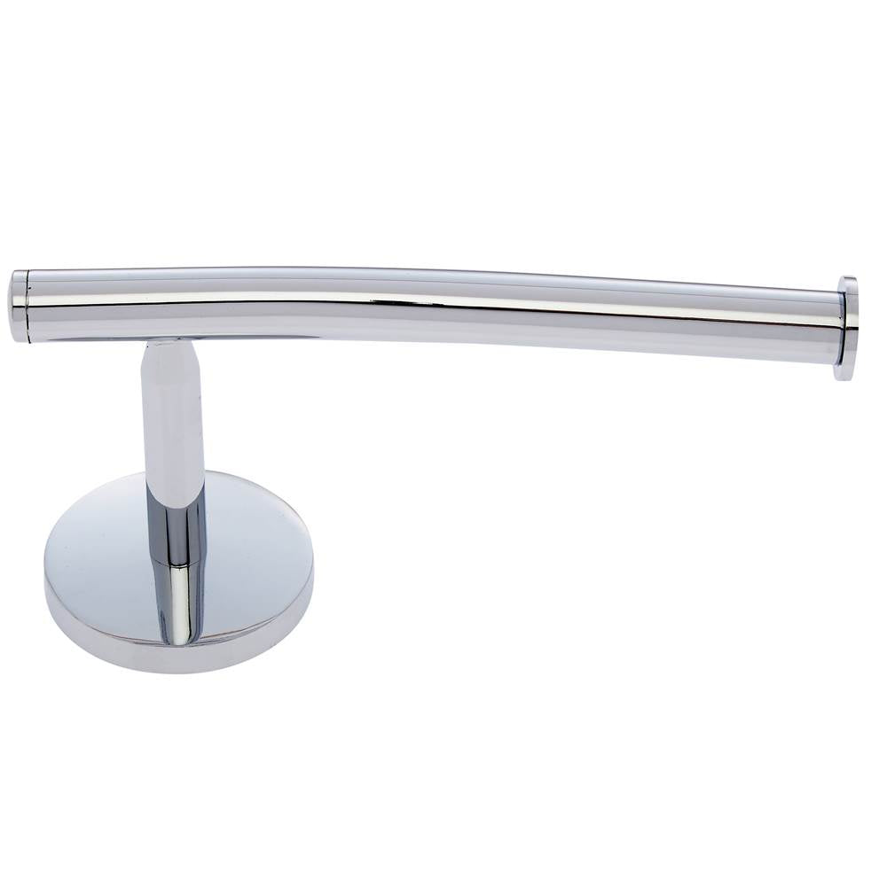 JVJ Hardware - Marseilles Series Polished Chrome Finish Modern Euro Paper Holder C/S, Composition Zinc & Solid Brass - Polished Chrome