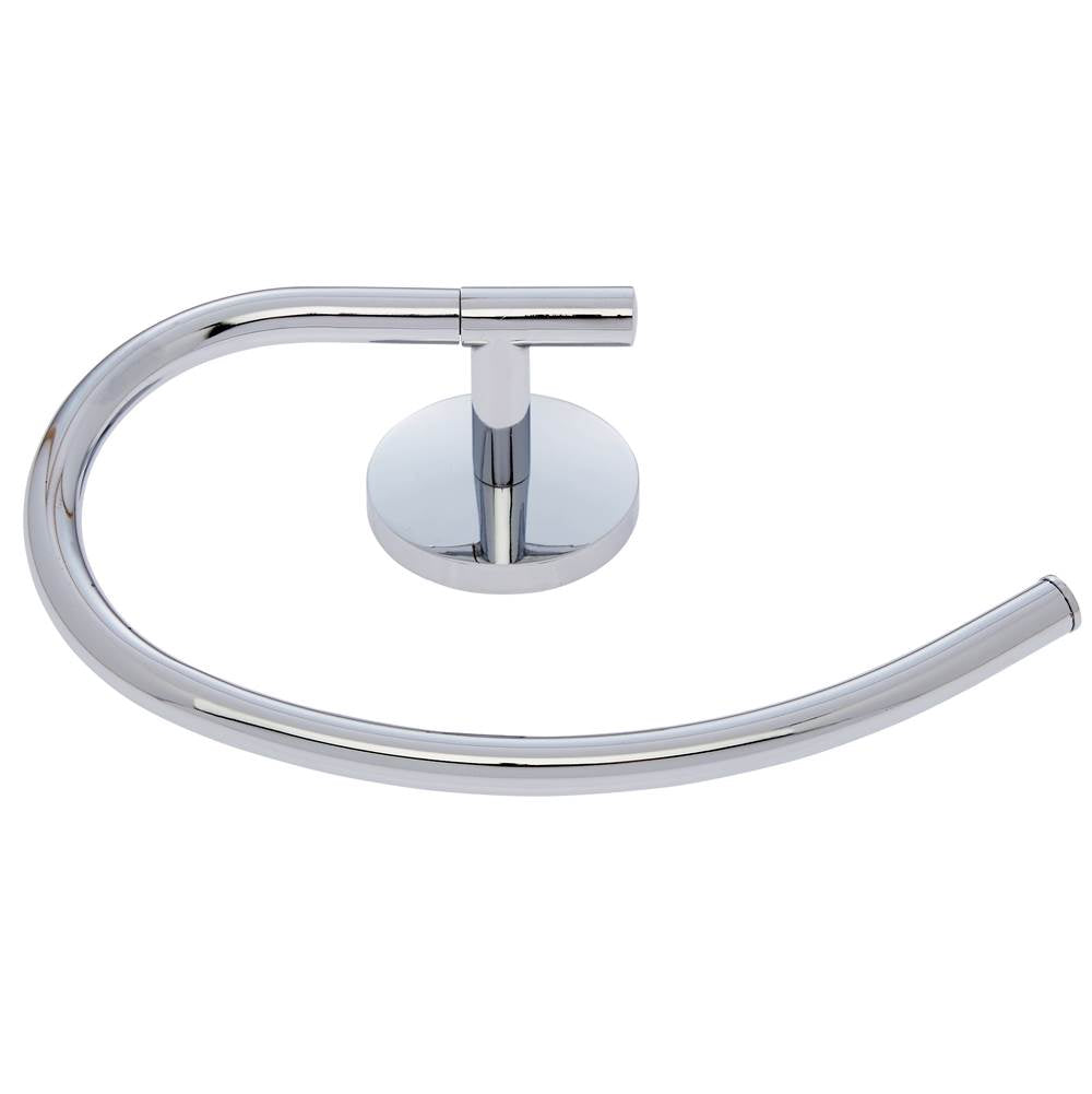 JVJ Hardware - Marseilles Series Polished Chrome Finish Towel Ring, Composition Zinc & Stainless Steel - Polished Chrome