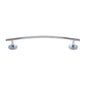 JVJ Hardware - Marseilles Series Polished Chrome Finish 18'' Towel Bar Set, Composition Zinc & Stainless Steel - Polished Chrome