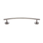 JVJ Hardware - Marseilles Series Satin Nickel Finish 18'' Towel Bar Set, Composition Zinc & Stainless Steel - Satin Nickel