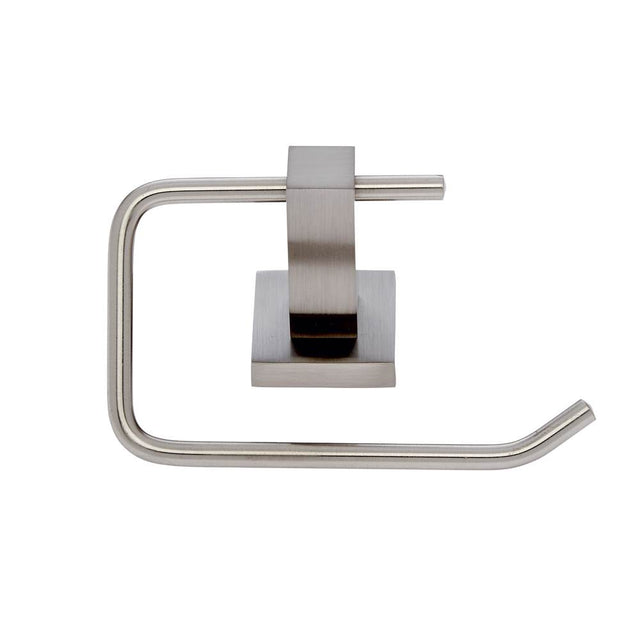 JVJ Hardware - Milan Series Satin Nickel Finish Squared Euro Paper Holder C/S, Composition Zinc & Stainless Steel - Satin Nickel