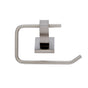 JVJ Hardware - Milan Series Satin Nickel Finish Squared Euro Paper Holder C/S, Composition Zinc & Stainless Steel - Satin Nickel