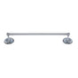 JVJ Hardware - Paramount Series Polished Chrome Finish 18'' Towel Bar Set C/S, Composition Solid Brass - Polished Chrome