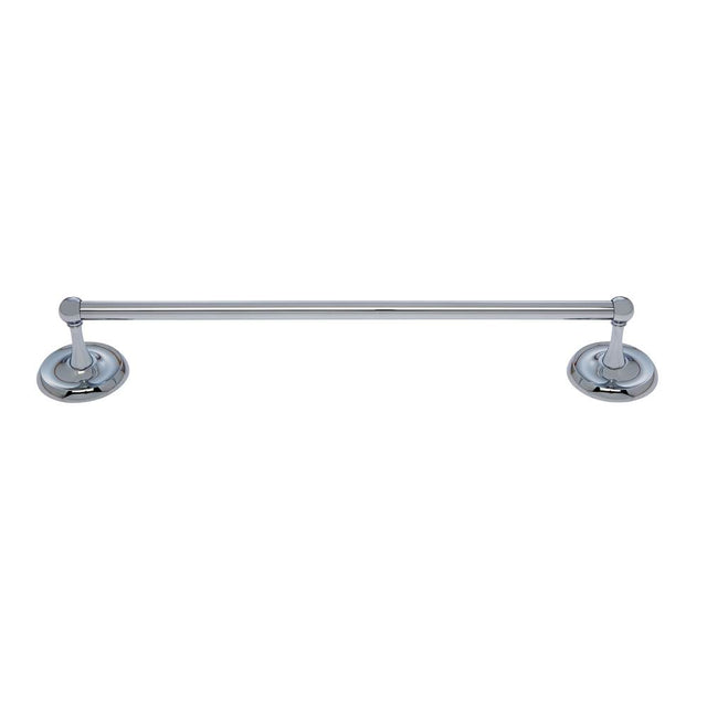 JVJ Hardware - Paramount Series Polished Chrome Finish 30'' Towel Bar Set C/S, Composition Solid Brass - Polished Chrome