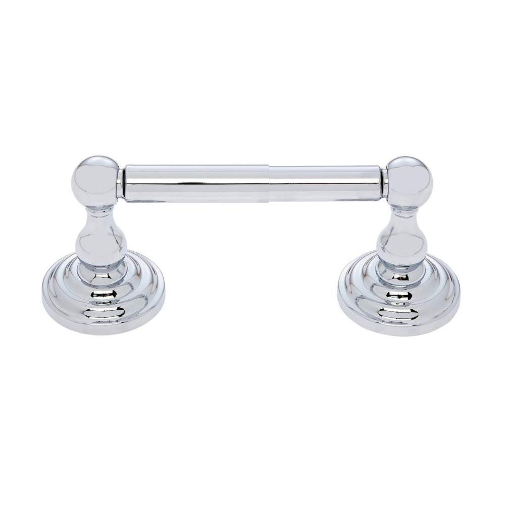 JVJ Hardware - Highland Series Polished Chrome Finish Paper Holder C/S , Composition Zamac - Polished Chrome
