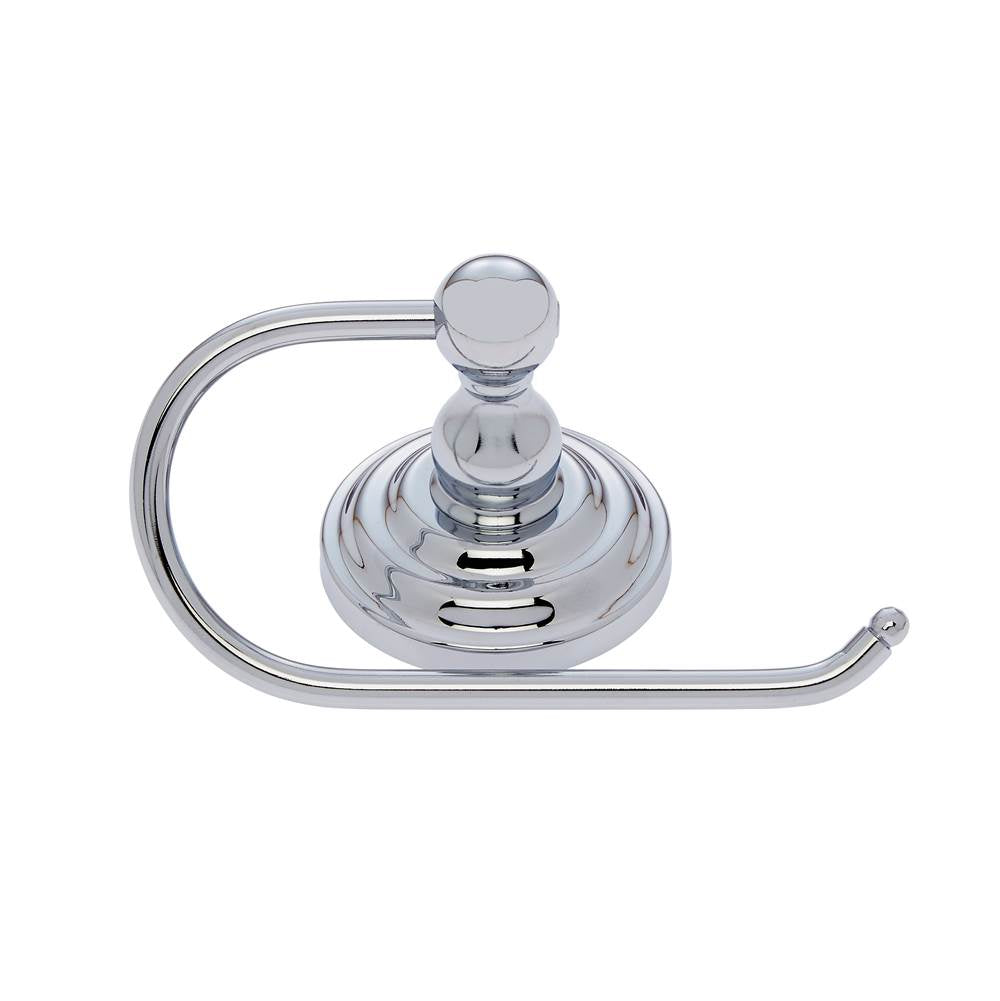 JVJ Hardware - Highland Series Polished Chrome Finish Euro Paper Holder C/S, Composition Zamac - Polished Chrome