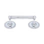 JVJ Hardware - Prestige Series Polished Chrome Finish Paper Holder C/S, Composition Solid Brass - Polished Chrome