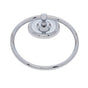 JVJ Hardware - Prestige Series Polished Chrome Finish Towel Ring C/S, Composition Solid Brass - Polished Chrome