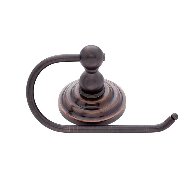JVJ Hardware - Highland Series Old World Bronze Finish Euro Paper Holder C/S, Composition Zamac - Old World Bronze