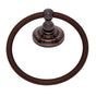 JVJ Hardware - Highland Series Old World Bronze Finish Towel Ring C/S, Composition Zamac - Old World Bronze