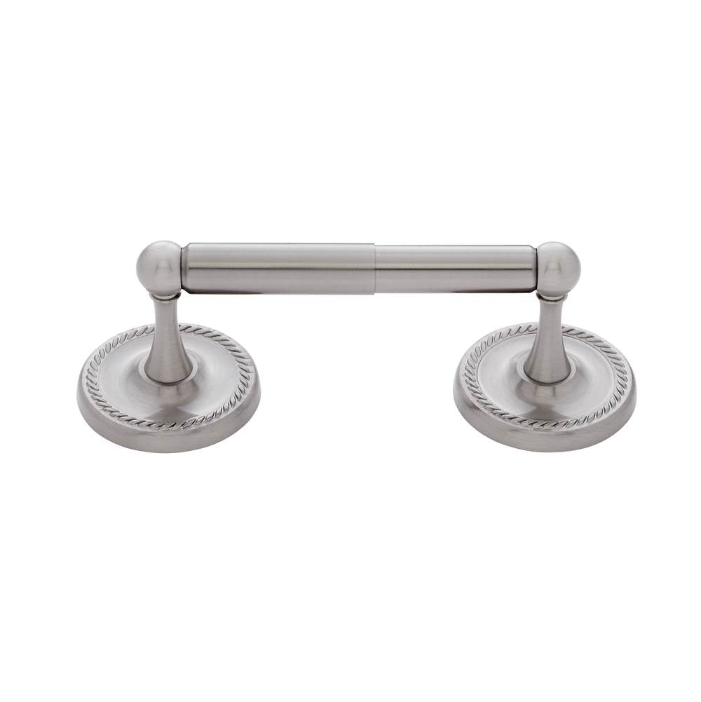 JVJ Hardware - Prestige Series Satin Nickel Finish Paper Holder C/S, Composition Solid Brass - Satin Nickel