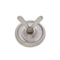 JVJ Hardware - Prestige Series Satin Nickel Finish Double Robe Hook C/S, Composition Solid Brass - Satin Nickel