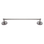 JVJ Hardware - Prestige Series Satin Nickel Finish 30'' Towel Bar Set C/S, Composition Solid Brass - Satin Nickel