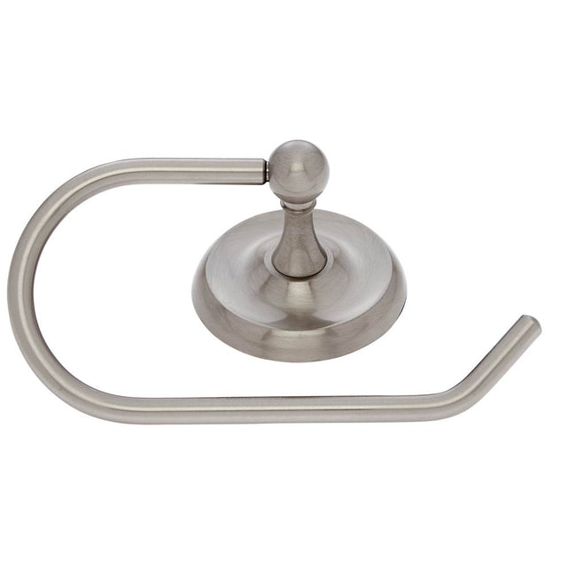 JVJ Hardware - Paramount Series Satin Nickel Finish Euro Paper Holder C/S, Composition Solid Brass - Satin Nickel