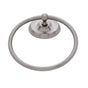 JVJ Hardware - Paramount Series Satin Nickel Finish Towel Ring C/S, Composition Solid Brass - Satin Nickel