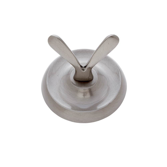 JVJ Hardware - Paramount Series Satin Nickel Finish Double Robe Hook C/S, Composition Solid Brass - Satin Nickel