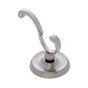 JVJ Hardware - Paramount Series Satin Nickel Finish Deco Robe Hook C/S, Composition Solid Brass - Satin Nickel