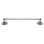 JVJ Hardware - Paramount Series Satin Nickel Finish 18'' Towel Bar Set C/S, Composition Solid Brass - Satin Nickel