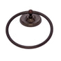 JVJ Hardware - Paramount Series Old World Bronze Finish Towel Ring C/S, Composition Solid Brass - Old World Bronze