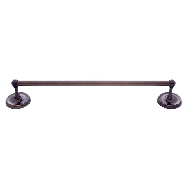 JVJ Hardware - Paramount Series Old World Bronze Finish 24'' Towel Bar Set C/S, Composition Solid Brass - Old World Bronze