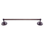 JVJ Hardware - Paramount Series Old World Bronze Finish 24'' Towel Bar Set C/S, Composition Solid Brass - Old World Bronze