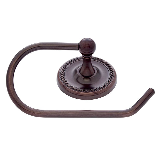 JVJ Hardware - Prestige Series Old World Bronze Finish Euro Paper Holder C/S, Composition Solid Brass - Old World Bronze