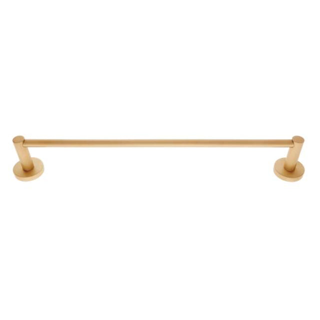 JVJ Hardware - Murcia Series Satin Brass Finish 18'' Towel Bar Set, Composition Zinc and Stainless Steel - Satin Brass