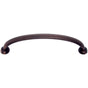 JVJ Hardware - Newport Collection Old World Bronze 128 mm c/c Traditional Pull with Round Feet, Composition Zamac - Old World Bronze