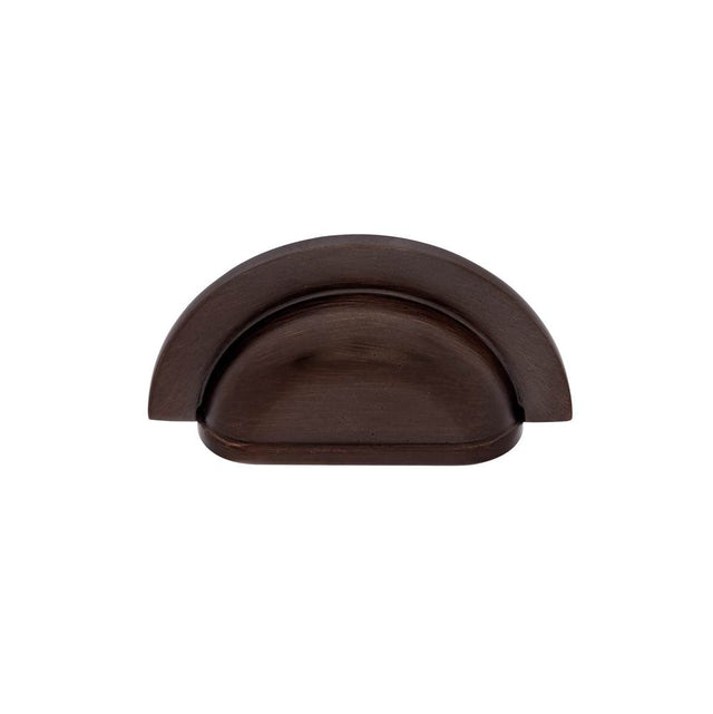 JVJ Hardware - Classic Collection Old World Bronze Finish 3'' c/c Smooth Cup Pull, Composition Solid Brass - Old World Bronze
