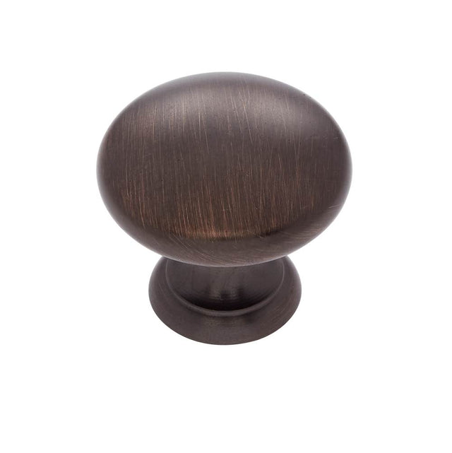 JVJ Hardware - Classic Collection Old World Bronze Finish 1-1/4'' Mushroom Knob, Composition Solid Brass - Old World Bronze