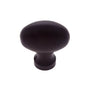 JVJ Hardware - Classic Collection Oil Rubbed Bronze Finish 1-3/16'' X 3/4'' Football Knob, Composition Solid Brass - Oil Rubbed Bronze