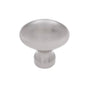 JVJ Hardware - Classic Collection Satin Nickel Finish 1-3/16'' X 3/4'' Football Knob, Composition Solid Brass - Satin Nickel