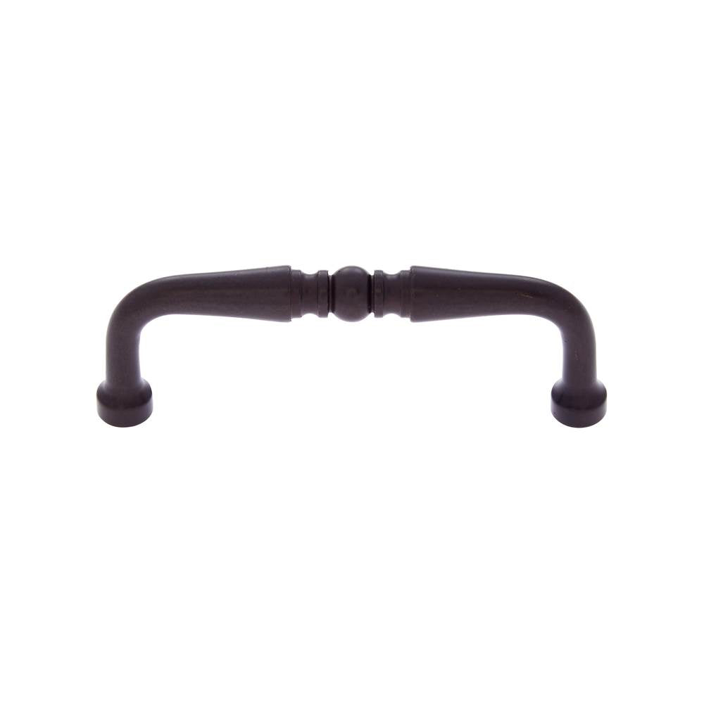 JVJ Hardware - Classic Collection Oil Rubbed Bronze Finish 3'' c/c Colonial Pull, Composition Solid Brass - Oil Rubbed Bronze