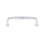 JVJ Hardware - Classic Collection Polished Chrome Finish 3'' c/c Colonial Pull, Composition Solid Brass - Polished Chrome